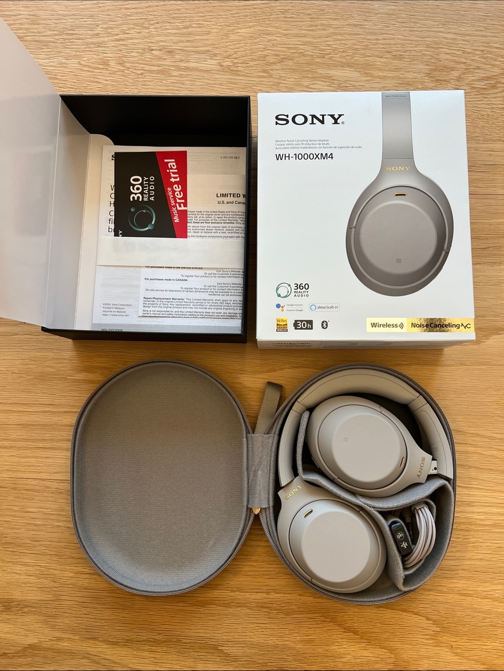Sony Wireless Noise Canceling Headphones WH-1000XM4 - Picture 3 of 10